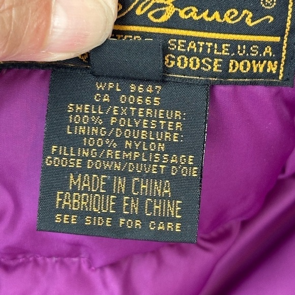 Eddie Bauer Gore Tex Ridge Line Goose Down Coat Parka Small Petite Waterproof - Picture 9 of 16